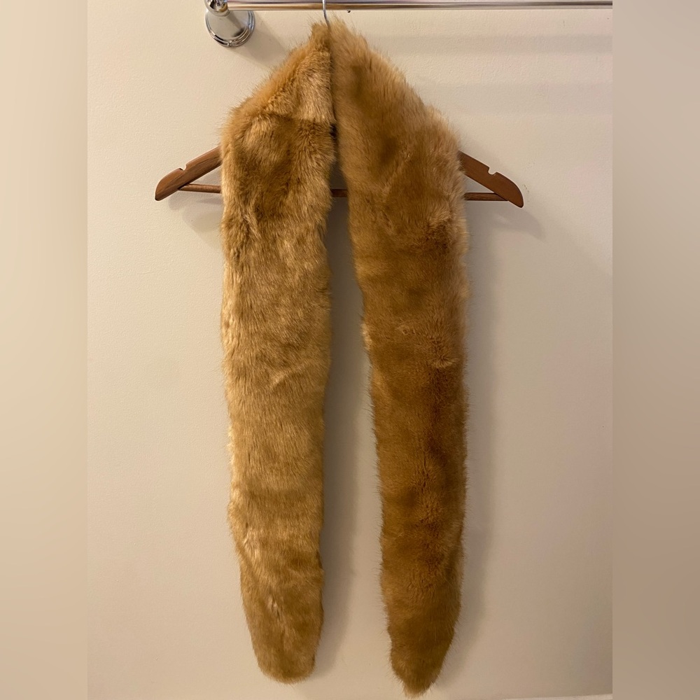 Faux fur scarf